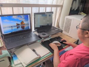 初任給で恩返し―重度障害在宅雇用で働く（筋ジストロフィー）