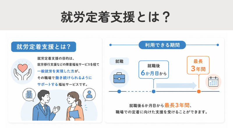 就労定着支援とは？就職後のサポートについて
