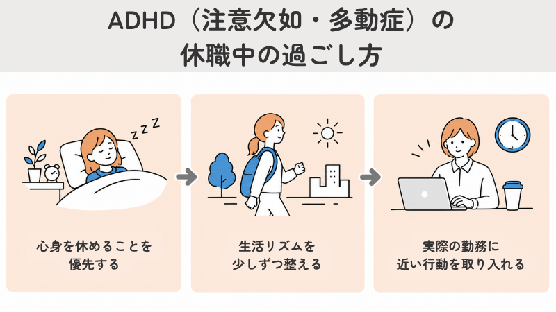 ADHD(注意欠如・多動症)の休職中の過ごし方